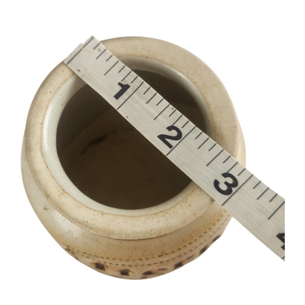 RARE Vtg Dr. Brophy's Word Jar '81 AFTERNOON DELIGHTS Ceramic Cork Clay Beige - Picture 15 of 15